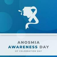 Anosmia Awareness Day Celebration Vector Design Illustration for Background, Poster, Banner, Advertising, Greeting Card