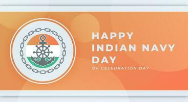 Indian Navy Day Celebration Vector Design Illustration for Background, Poster, Banner, Advertising, Greeting Card