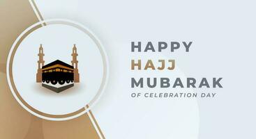 Hajj Mabrour Islamic Day Celebration Vector Design Illustration for Background, Poster, Banner, Advertising, Greeting Card