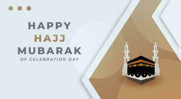 Hajj Mabrour Islamic Day Celebration Vector Design Illustration for Background, Poster, Banner, Advertising, Greeting Card