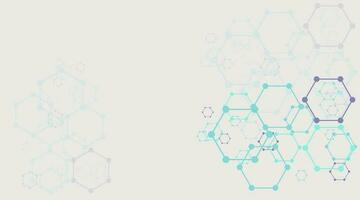 Modern hexagon background template. Vector design