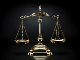 law scales, symbol of justice photo