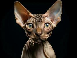 Cute kitten sphynx photo