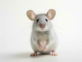 Rat isolated on white background photo