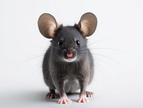 Rat isolated on white background photo