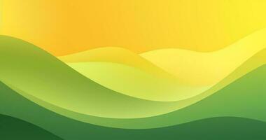 Green and yellow wallpaper with an abstract background photo