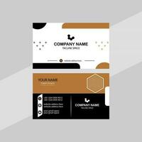 Vector Modern Creative and Clean Business Card Template.