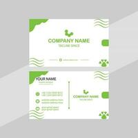 Vector Modern Creative and Clean Business Card Template.