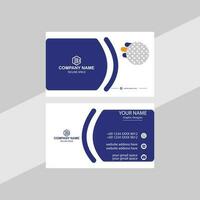 Modern business card design. vector