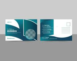 Creative Professional Business Postcard Design vector