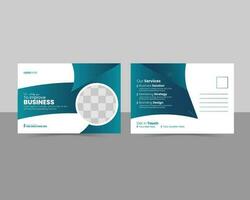 Creative Professional Business Postcard Design vector