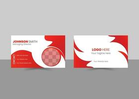 Creative Professional Business Card Design Template vector