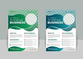 Creative Professional Business Agency Flyer Design Template vector