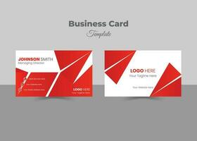 Creative Professional Business Card Design Template vector