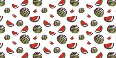 pattern seamless, watermelon, abstract illustration, background seamless vector