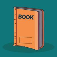 library book vector illustration