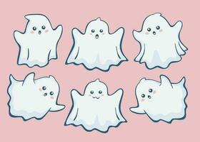 Halloween Ghosts 2 vector