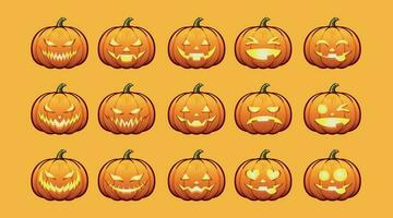 Halloween Pumpkins 3 vector