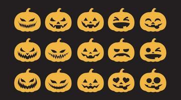 Halloween Pumpkins 6 vector