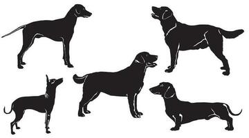 Dogs Set Vector 2
