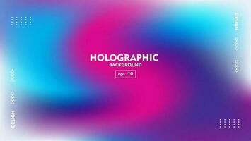 abstract blurred holographic background vector