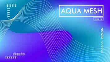 aqua mesh fill anstract background vector