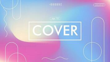 modern abstract smooth pink and blue background vector