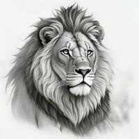 A simple lion drawing with easy step by step guides - Craft-Mart-saigonsouth.com.vn