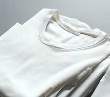 Ai generate photo  Free photo white t-shirts with copy space on