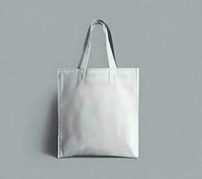 Ai generate photo Free photo white tote bag isolated