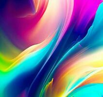 Ai generate photo colourful background photo