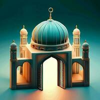 Ai generate mosque photo