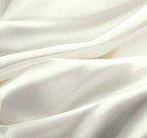 ai generate photo White silk fabric textured background