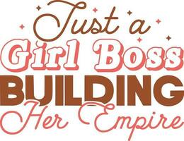 Girl power t-shirt design vector