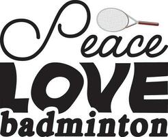 Badminton  t-shirt design vector