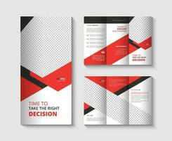 Trifold Brochure Design Template vector