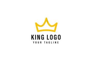 Crown logo vector icon illustration