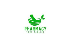 farmacia logo vector icono ilustración