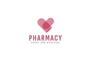 Pharmacy logo vector icon illustration