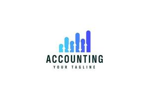 contabilidad logo vector icono ilustración