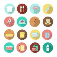 bakery flat icon vector