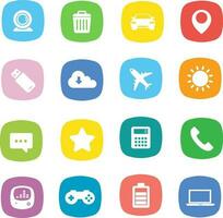 Application mobile icons vector