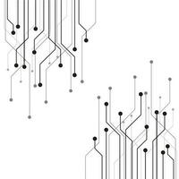 Technological background with black and gray lines.vector illustration vector