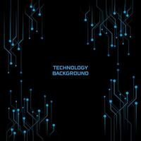 Abstract blue technology background,Futuristic technology style vector