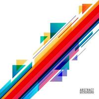 Colorful abstract geometric background design vector