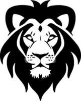 lion logo vector simple black