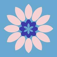 flower logo vector simple abstract flat mandala tattoo plant color blossom floret bloom stencil photo