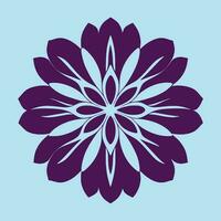 flower logo vector simple abstract flat mandala tattoo plant color blossom floret bloom stencil