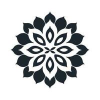 flower logo vector simple abstract flat mandala tattoo plant color blossom floret bloom stencil