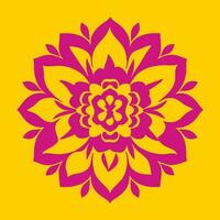 flower logo vector simple abstract flat mandala tattoo plant color blossom floret bloom stencil